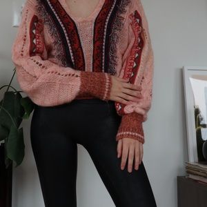Free People chunky sweater